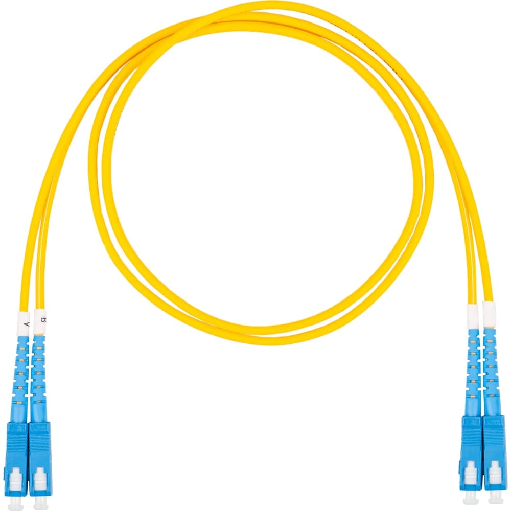 Оптический коммутационный шнур DATAREX патч-корд sc-sc duplex os2 нга-hf желтый 3,0 м DR-221144