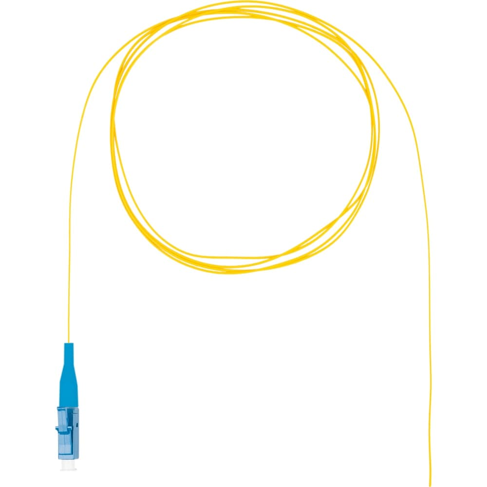 Оптический монтажный шнур (пигтейл) DATAREX lc os2 нга-hf желтый 1,5 м DR-224402