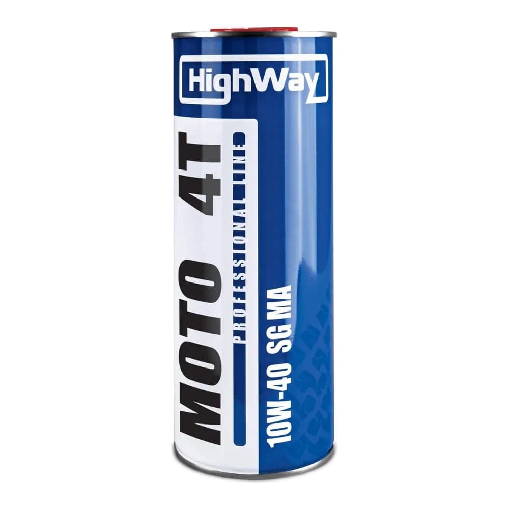 Масло моторное полусинтетическое 4T 10W-40 SG JASO-MA 1 л HighWay 10015