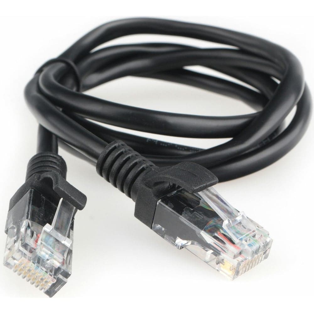 Патч-корд Гарнизон CCA light UTP кат.5e, 1м, литой, многожильный (черный), PC-UTP-5e-1-BK