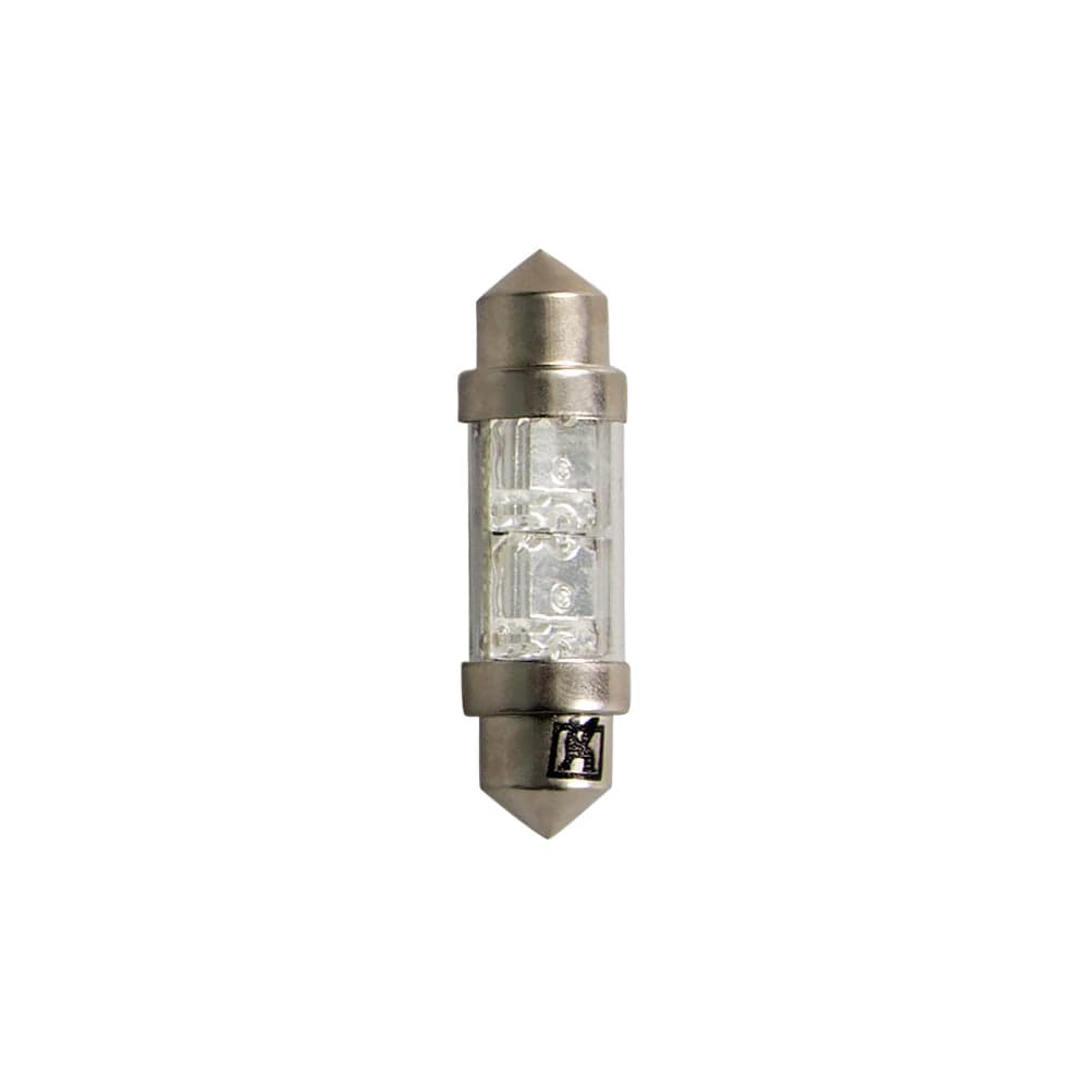 Светодиодная лампа KRAFT C10W (SV8,5) 11x31 white 2 LEDs, уп-ка 10 шт. KT 700091