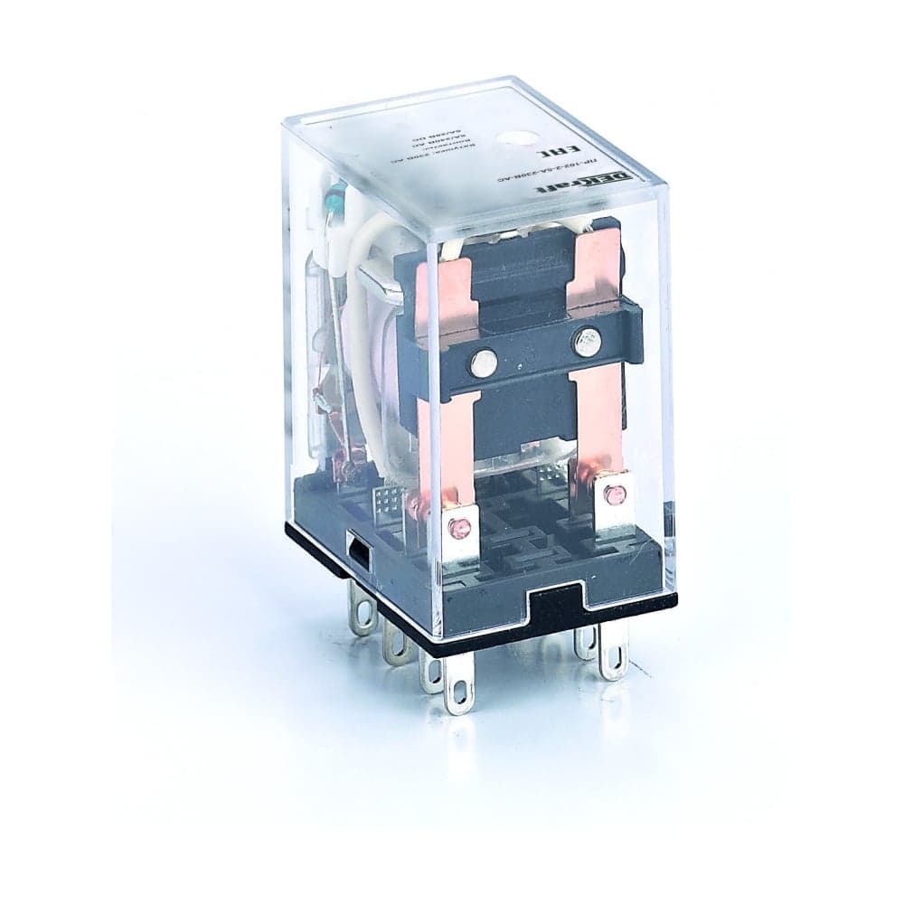 Промежуточное реле Dekraft ПР-102, LED, 5 А, 12 В, тип DC 23836DEK