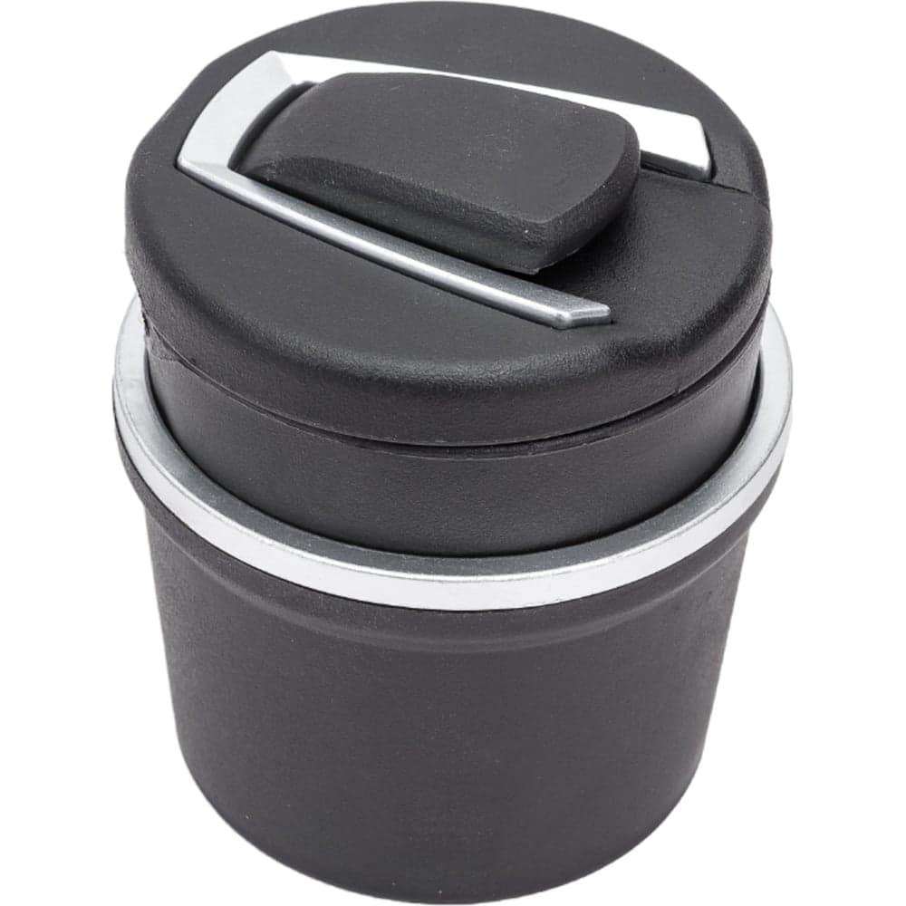 Пепельница чёрная со светодиодной подсветкой Nova Bright 2в1 47577