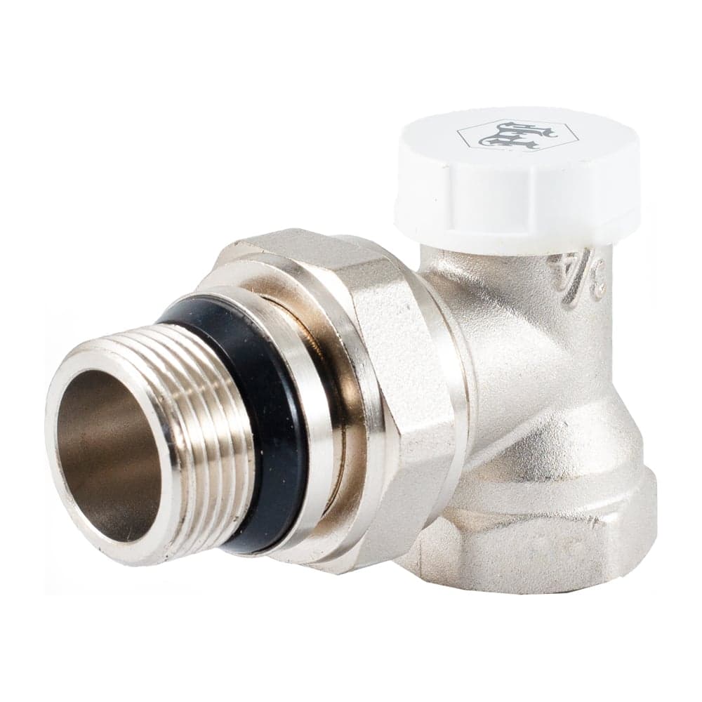 Настроечный клапан радиатора PROFACTOR угловой с уплотнением 3/4 PF RVA 379UR