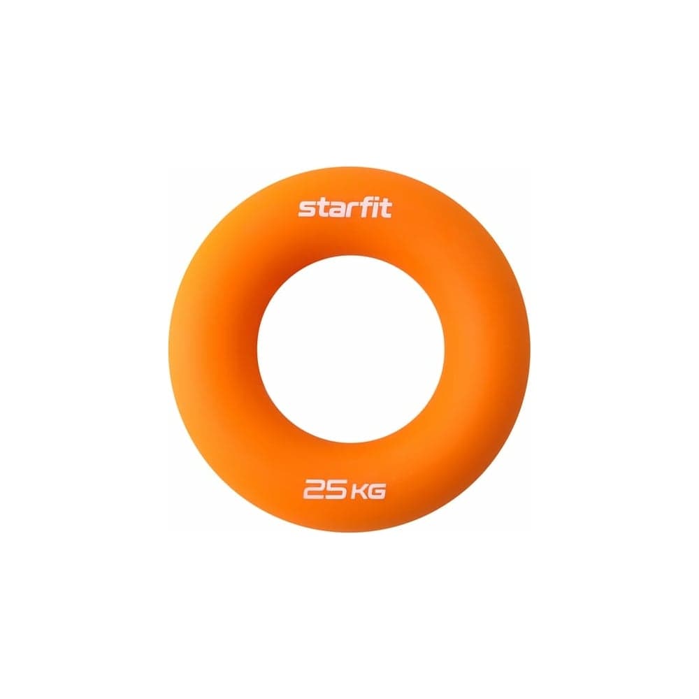 Кистевой эспандер-кольцо Starfit ES-404 силикогель, d=8,8 см, 25 кг, оранжевый УТ-00019247