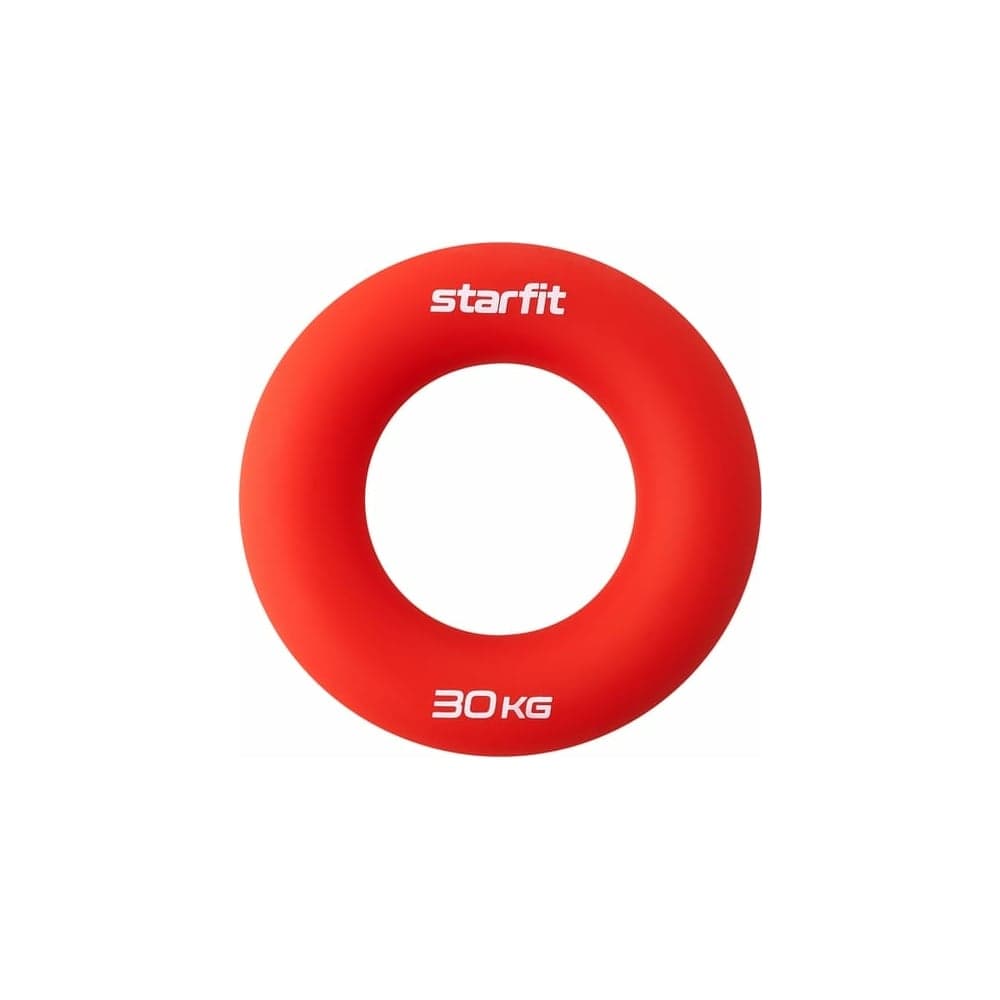 Кистевой эспандер-кольцо Starfit ES-404, силикогель, d=8,8 см, 30 кг, красный УТ-00019248