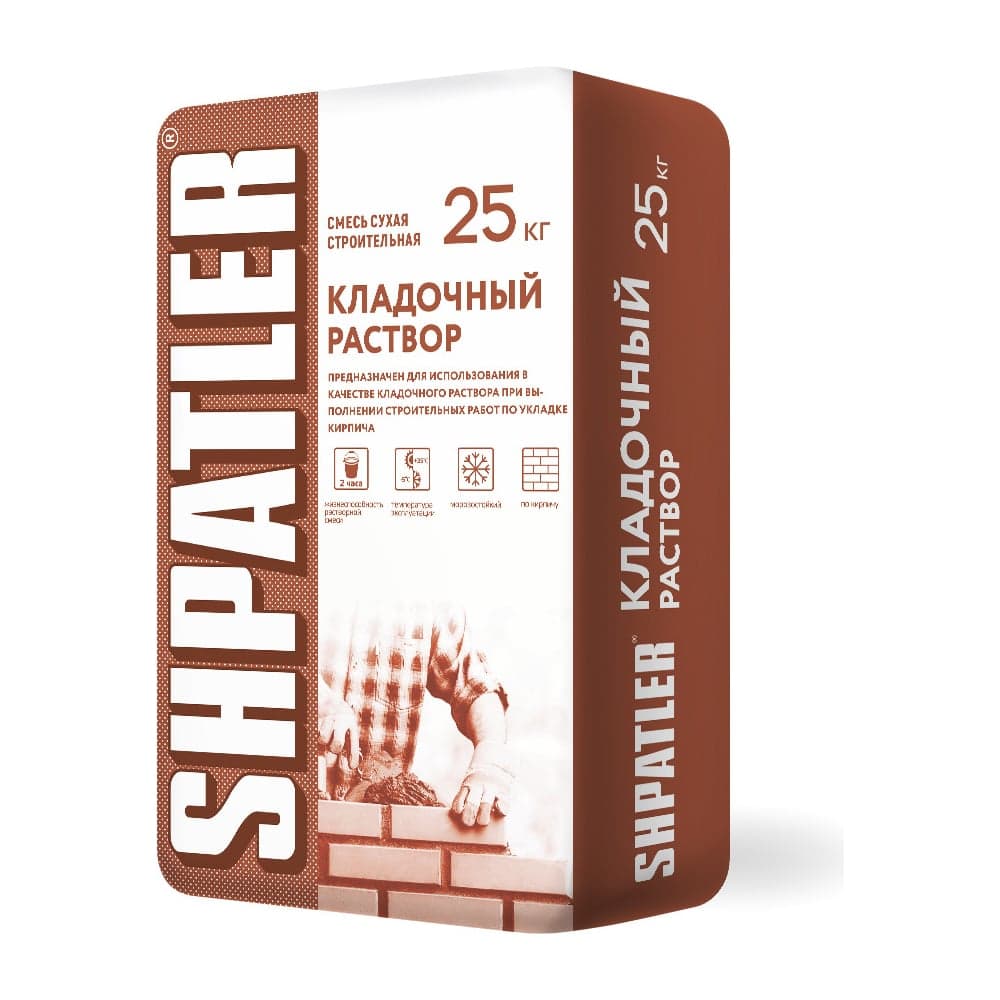 Кладочный раствор Шпатлер М 150, 25 кг Ш00027