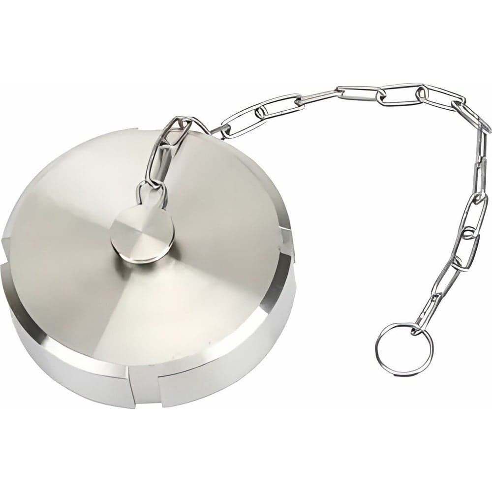 Глухая молочная гайка TITAN LOCK с цепочкой SMS 1 1/2" нержавеющая сталь 304 TL1.1/2NBCHS-S