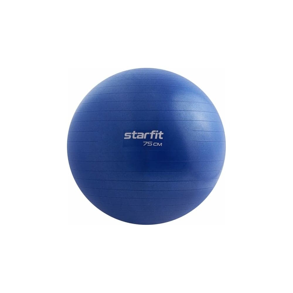 Фитбол Starfit GB-108 75 см, 1200 г, антивзрыв, темно-синий УТ-00020232