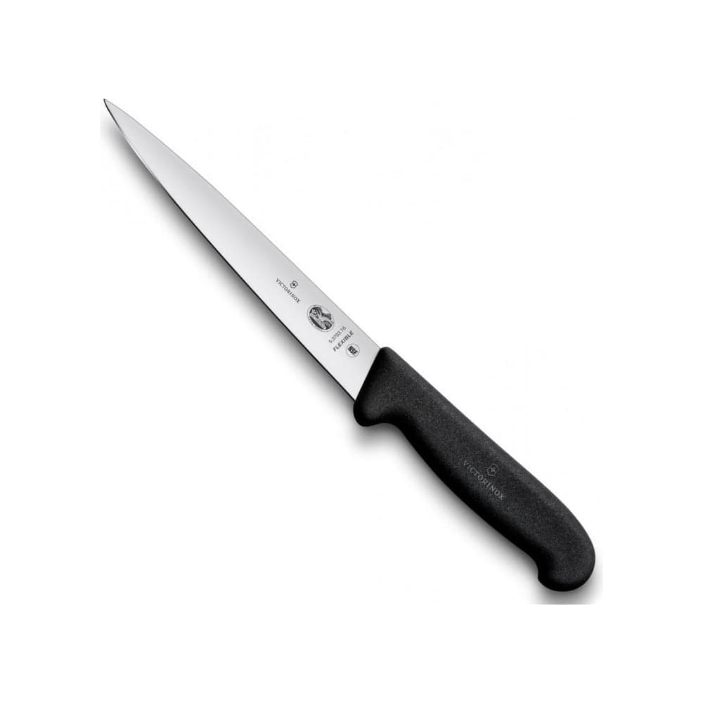 Филейный нож Victorinox Fibrox лезвие 16 см, черный 5.3703.16 - 2
