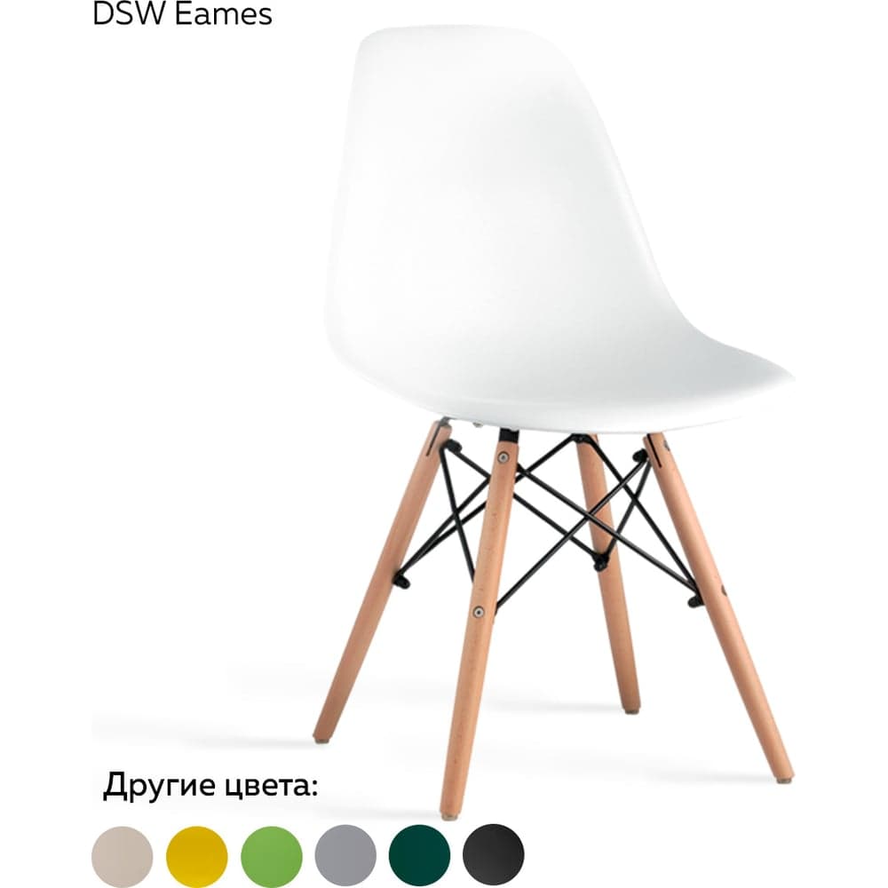 Стул Ridberg DSW EAMES белый, 1 шт. Box 1204693