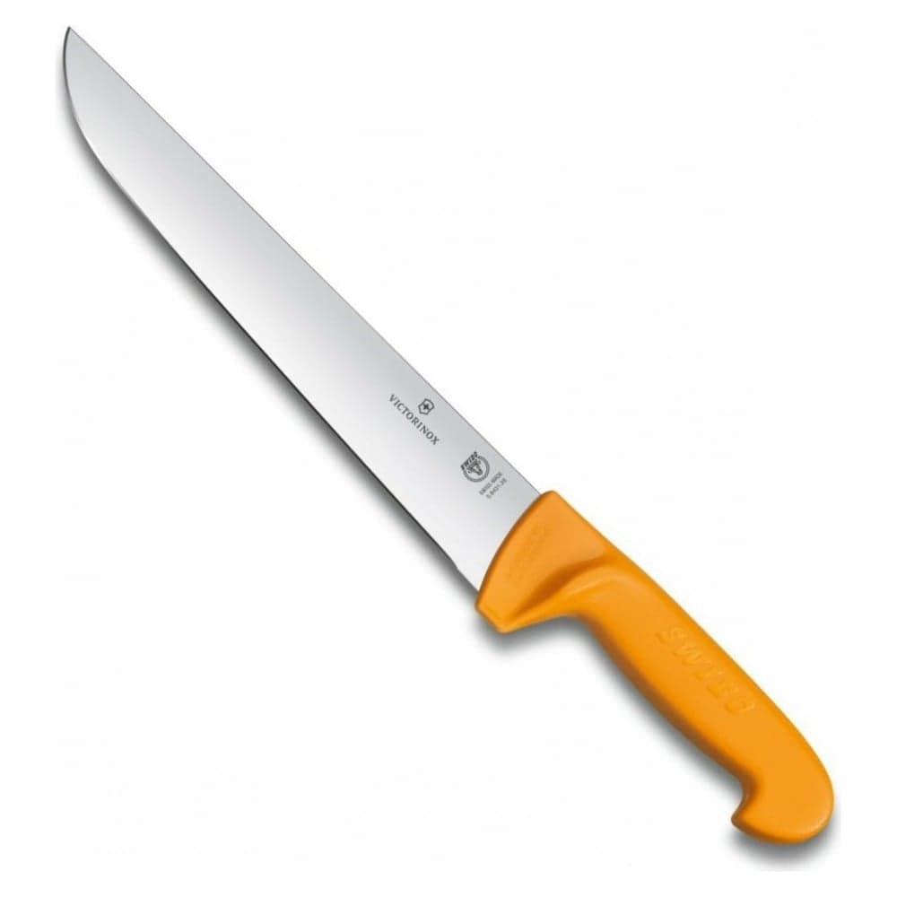 Разделочный нож Victorinox лезвие 21 см, оранжевый 5.8431.21