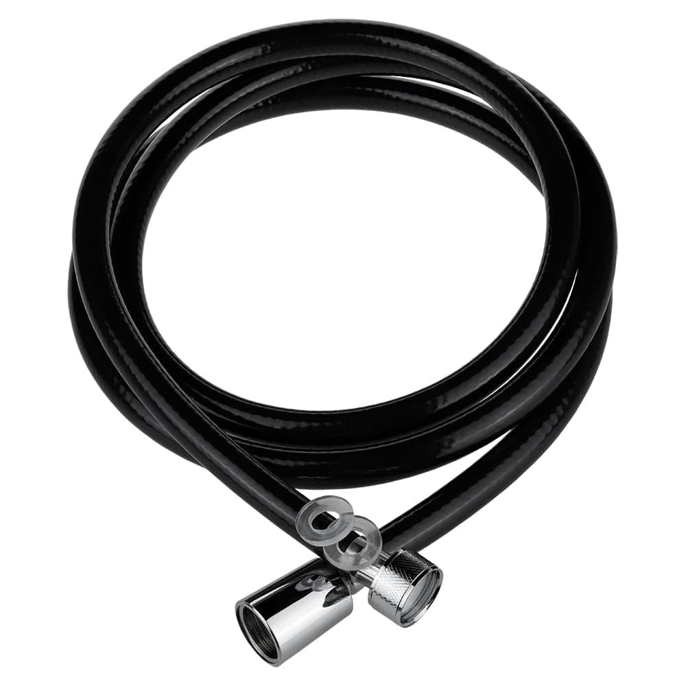 Шланг для душа ELKA 1/2"-1/2", 170 см, ПВХ, черный глянцевый ТД.030432