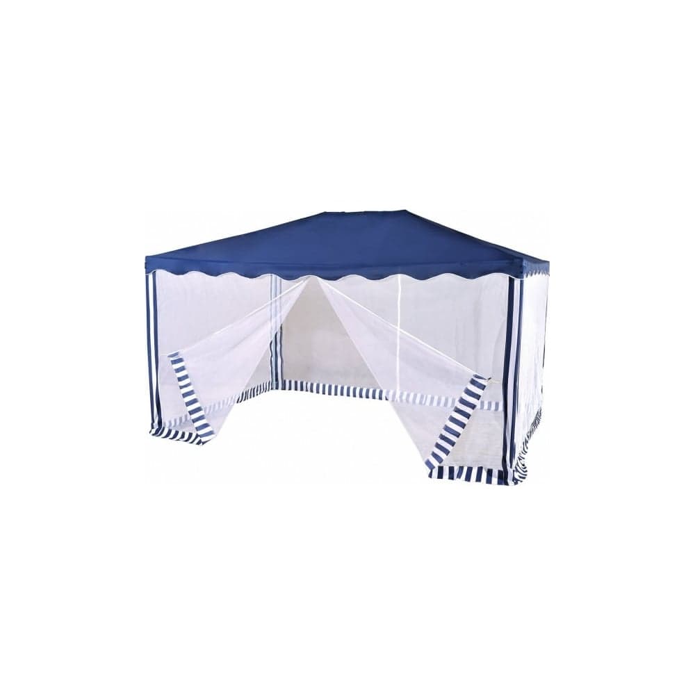 Шатер Green Glade 3x4x2.5м, дождь-солнце, москитная сетка, синий 1038