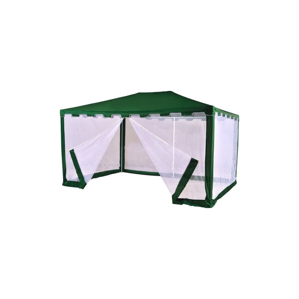 Шатер Green glade 3x4x2,5м, дождь-солнце, моск.сетка, зеленый 1088