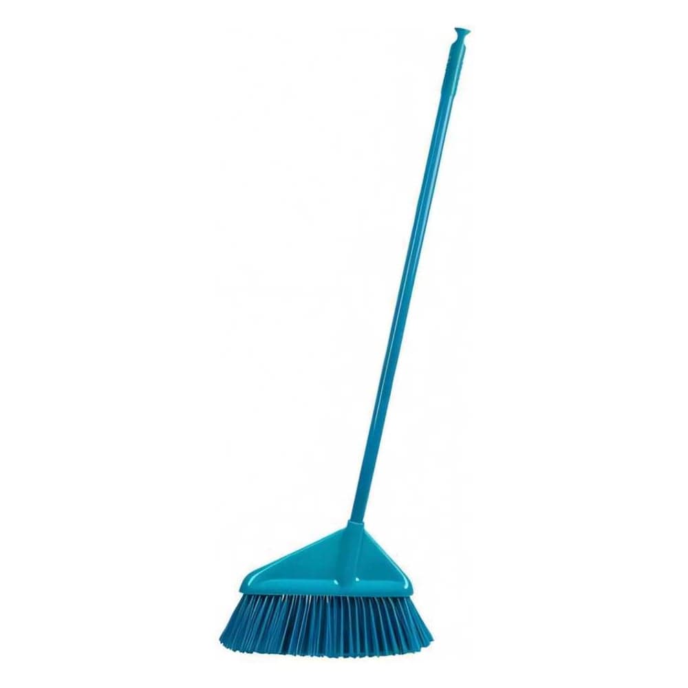 Метла для уборки мусора PERFECTO LINEA Solid голубая 43-205100
