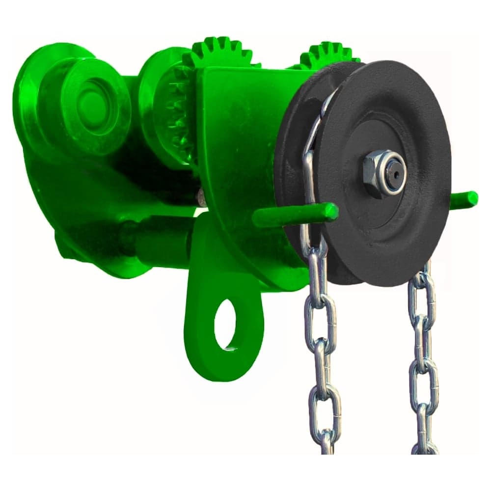 Тележка для ручных талей с цепным приводом HITCH TR100, 2 т, 6 м SZ068956