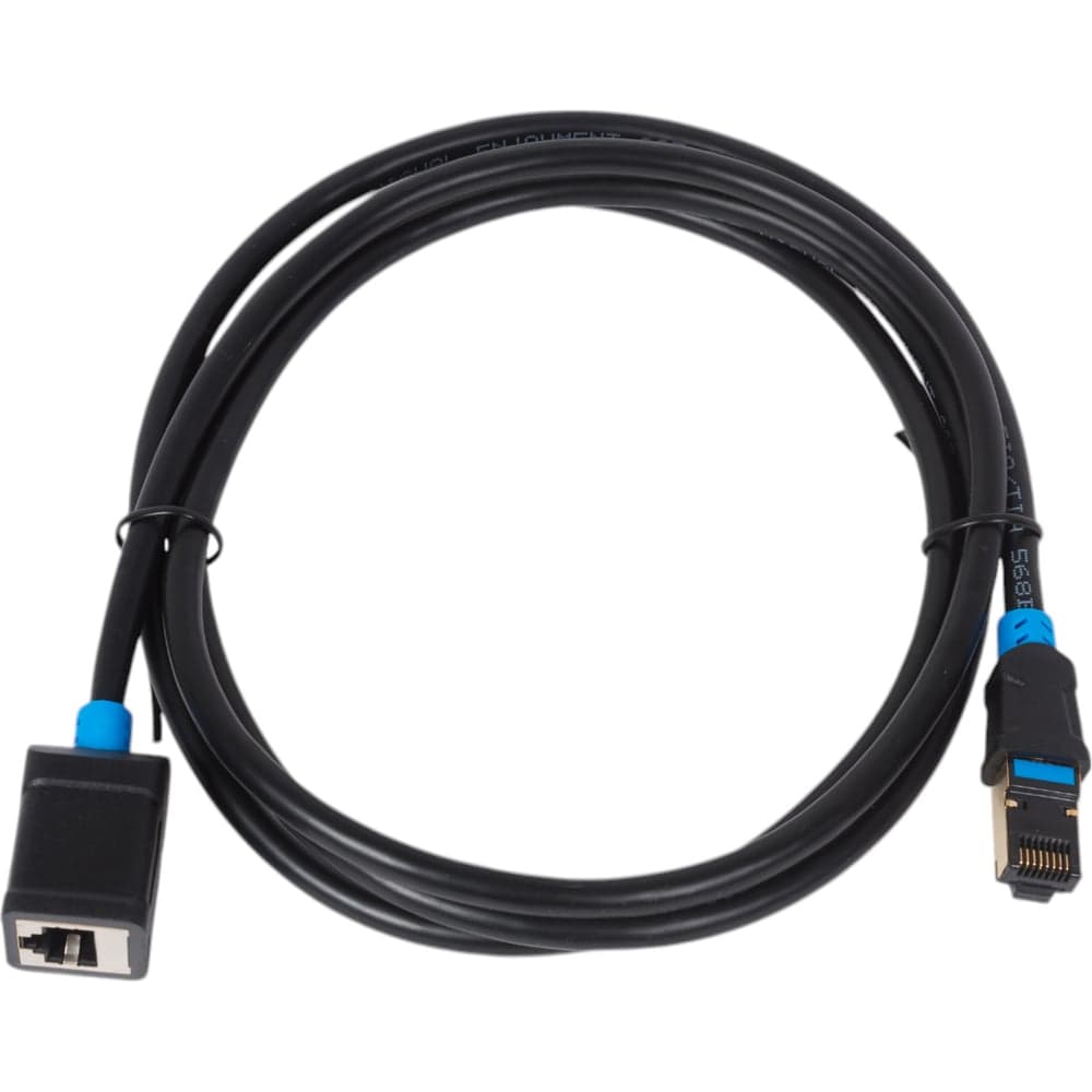 Прямой патч-корд удлинитель VENTION SSTP cat.6, RJ45 - 1.5м. Черный IBLBG