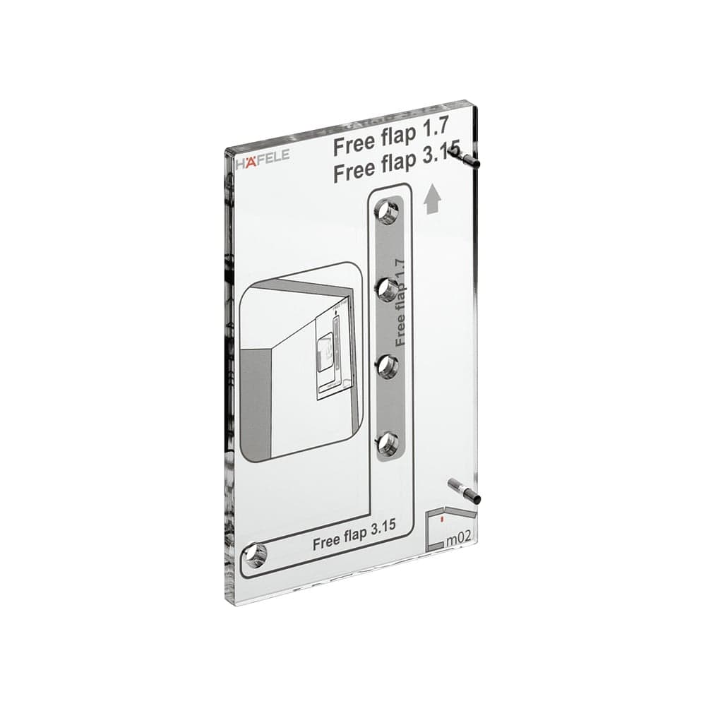 Шаблон Hafele Free/Free 1.7-3.15 372.91.023