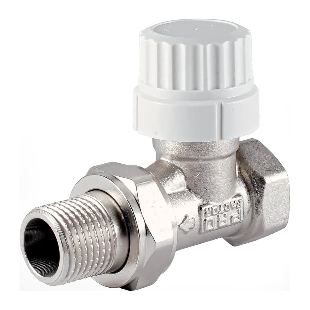 Термостатический клапан радиатора PROFACTOR прямой, с преднастройкой, 1/2 PF RVT 980