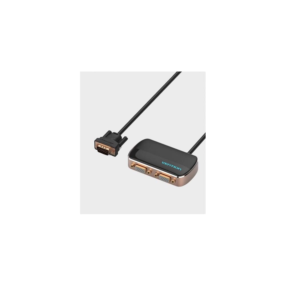 Разветвитель-сплиттер VENTION VGA 15M/2x15F на 2 монитора DBABF
