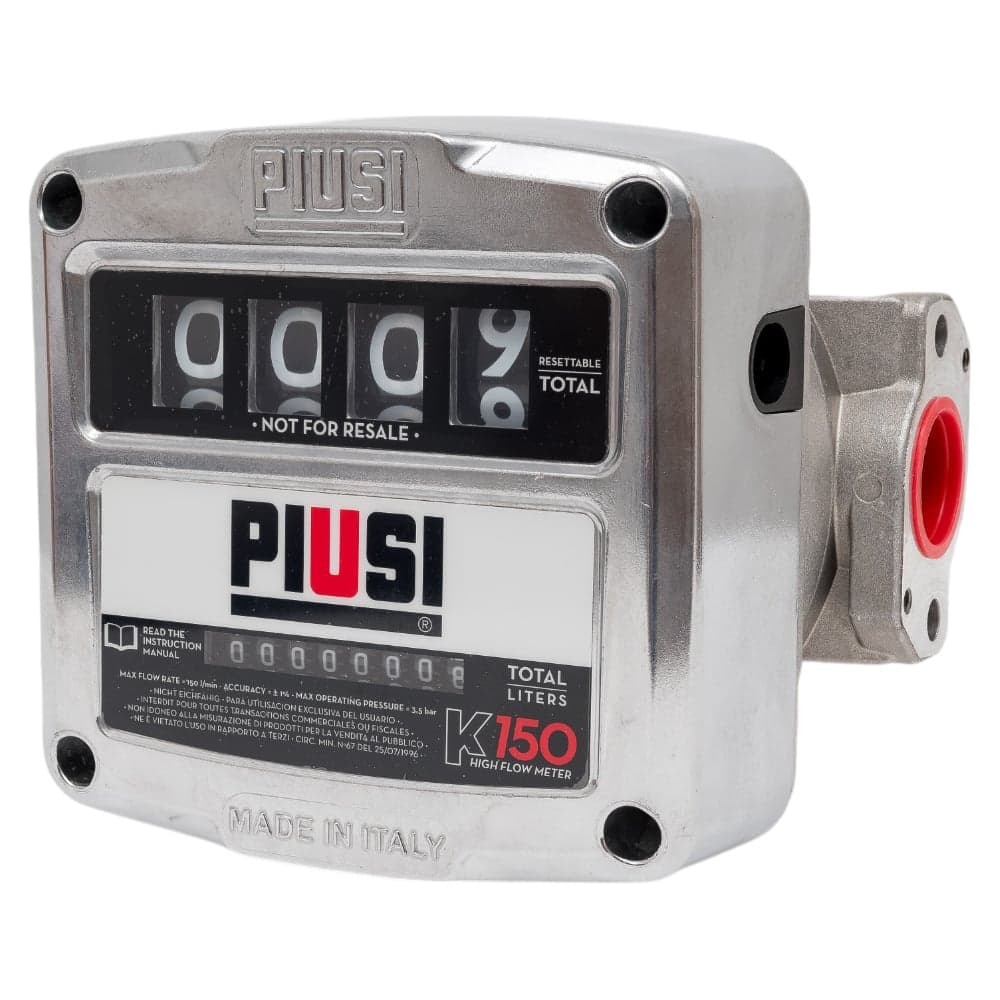 4-х разрядный механический счетчик для бензина PIUSI 25-150 л/мин K150 ATEX ver. A F00555A00