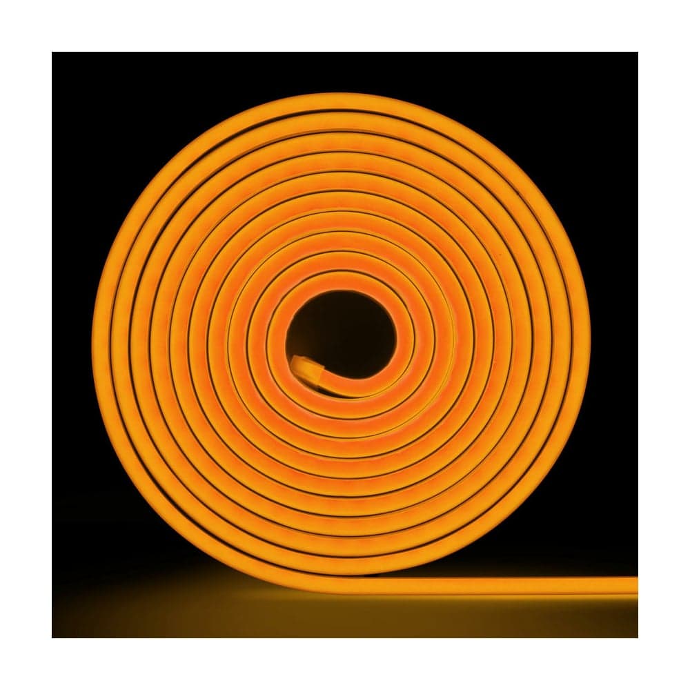 Неоновая светодиодная лента MAKSILED 5м, 6x12мм, 24В, 9Вт/м, 120 LED/m, IP33 (ПВХ), оранжевый ML-NF-24V-0612-Orange