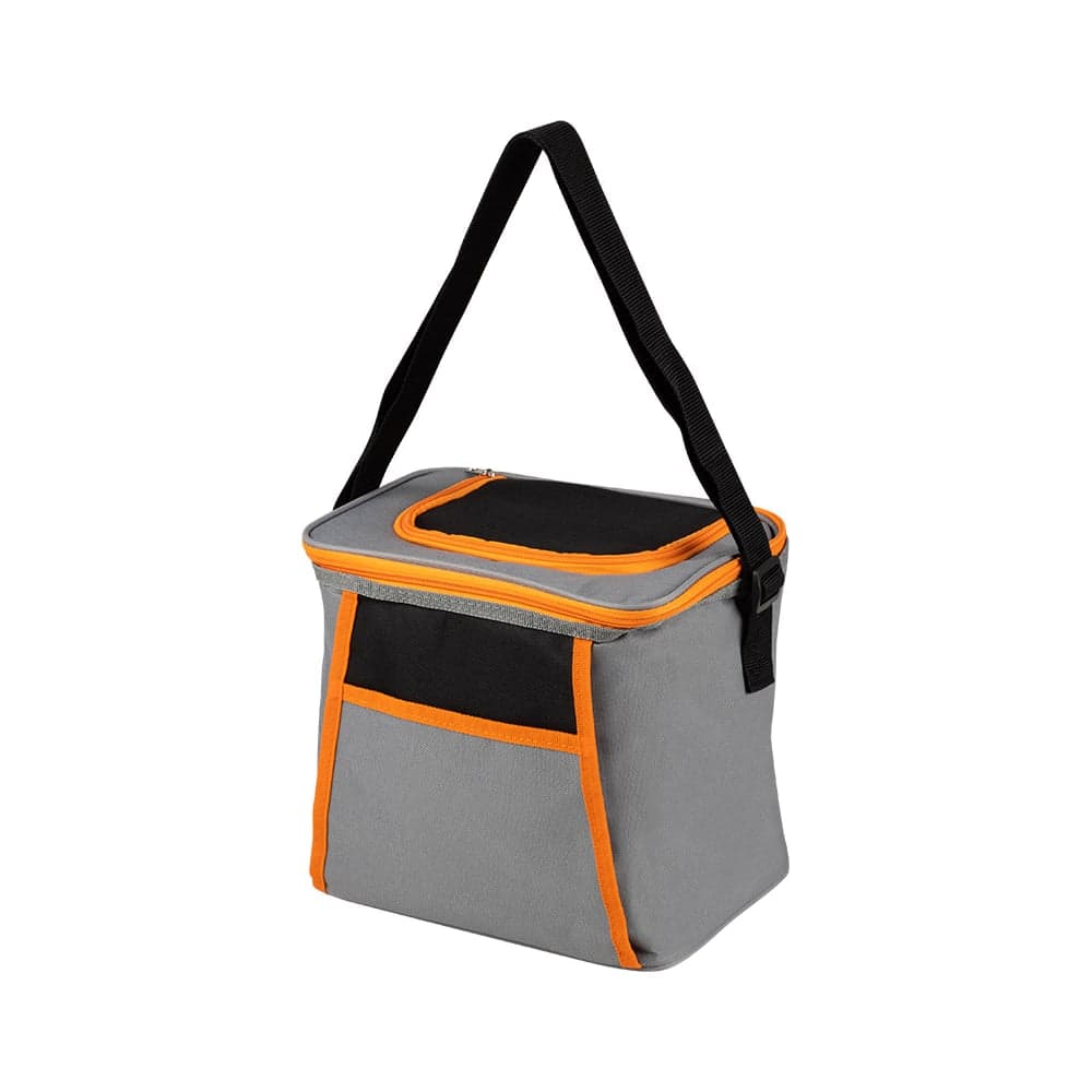 Термосумка Ecos PC2207, 12л, 26x20x24см, серый/оранжевый 104569