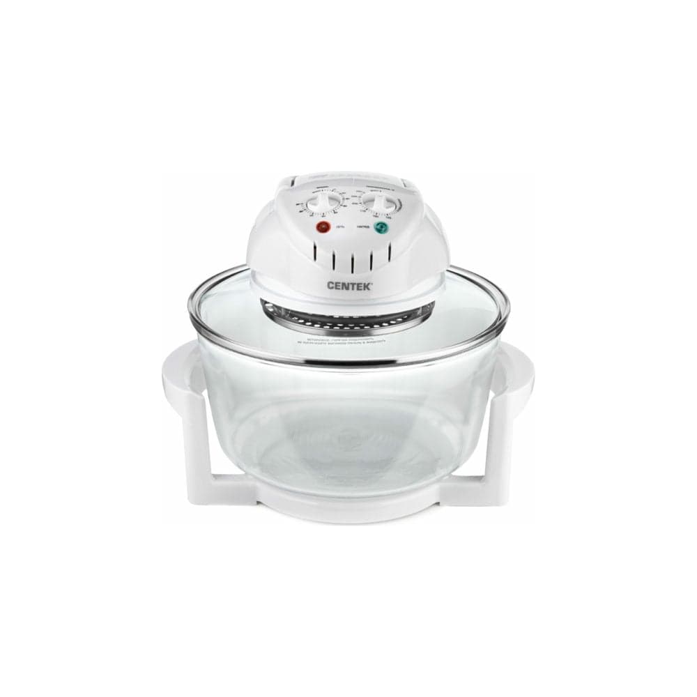 Аэрогриль Centek 12 л, 5 л 1400 Вт, таймер 90 мин, max 250, 2 решетки CT-1456 WHITE