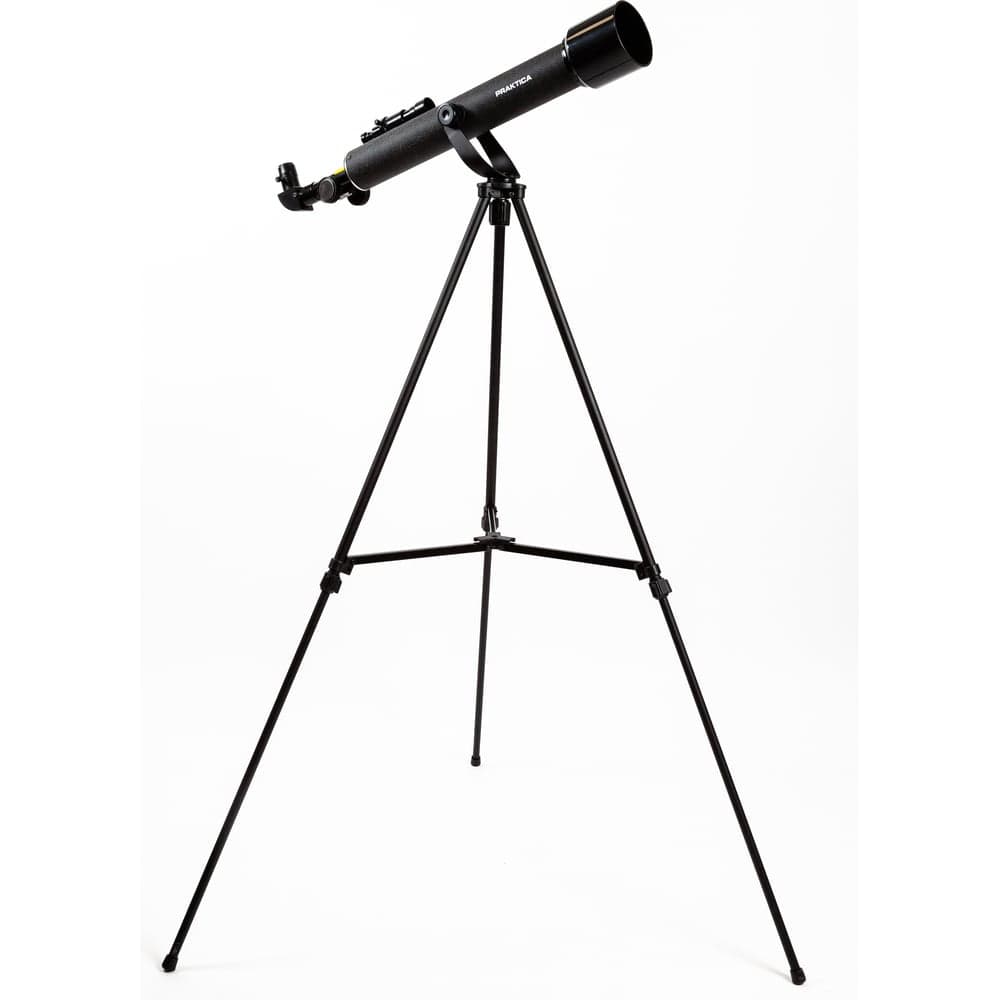 Телескоп Praktica Junior 50/600AZ, линза Барлоу, лунный фильтр, стальная тренога, черный 91150600