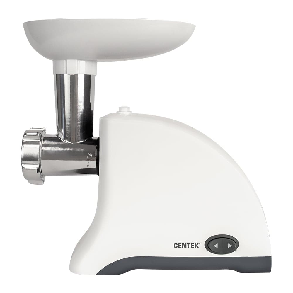 Мясорубка Centek 1550 Вт, реверс, 2 диска, стальной нож и узлы CT-1609 White