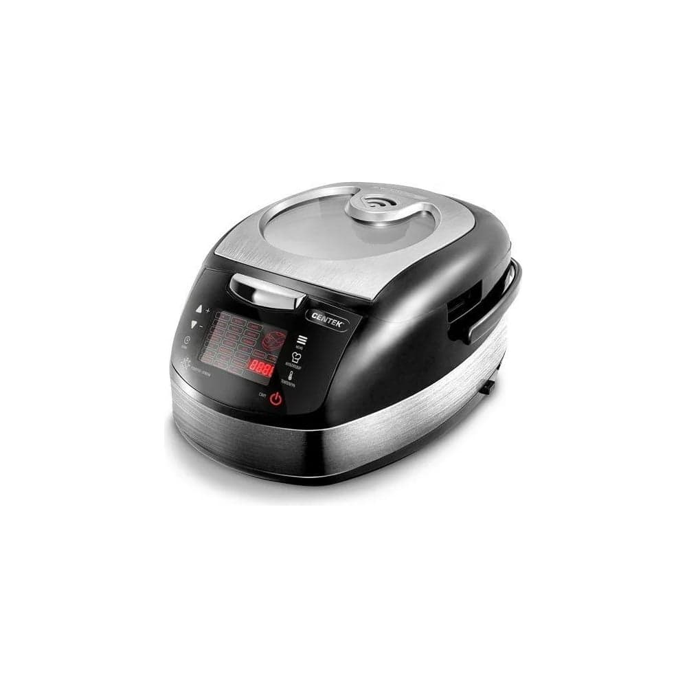 Мультиварка Centek Ceramic черный/сталь 860 Вт, 5 л, LED, 21 программа CT-1472