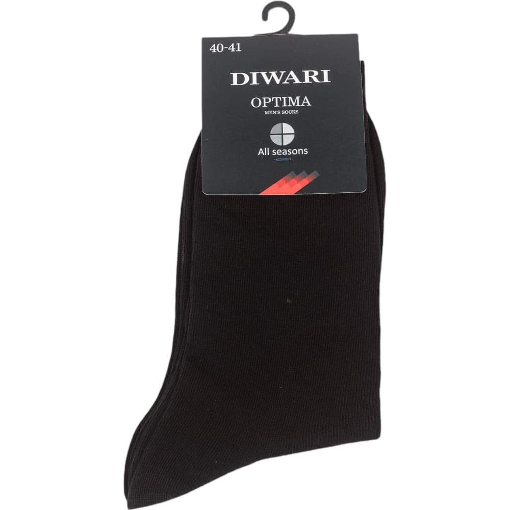 Мужские носки DIWARI OPTIMA All seasons, 7С-43СП, р.25, 000 черный 1001330370020012000