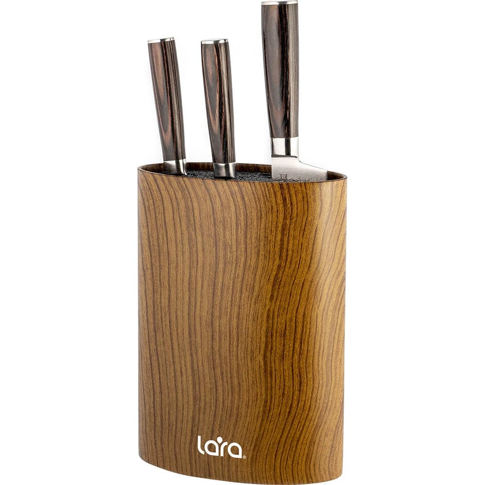 Универсальная подставка для ножей Lara овальная Soft touch LR05-101 Wood