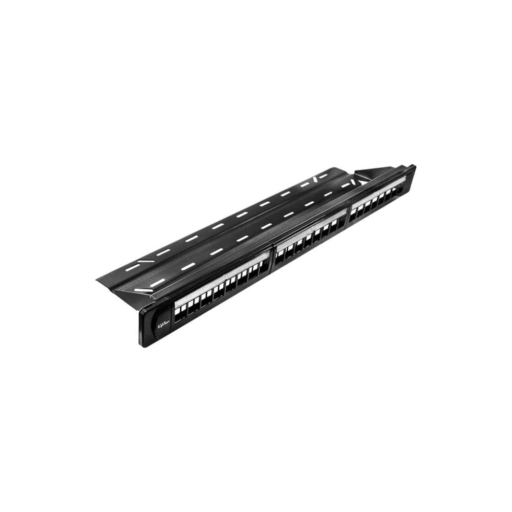 Модульная патч-панель SUPRLAN для Keystone Jack 19", под 24 модуля, UTP, 1U 10-0401
