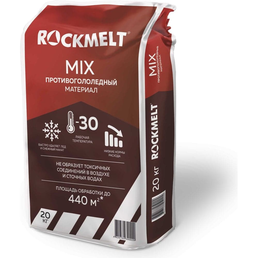 Противогололедный материал Rockmelt Mix мешок 20кг 66092