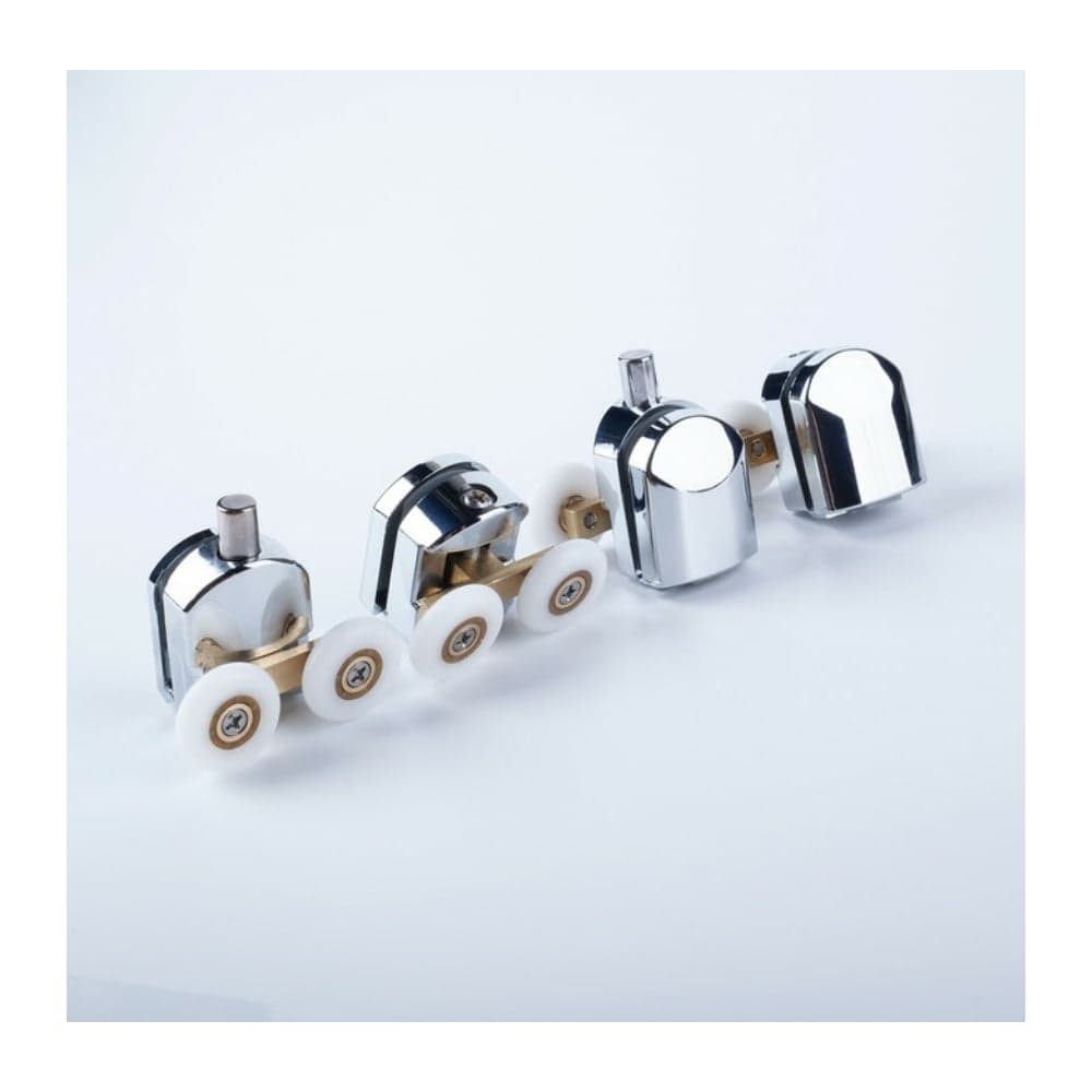 Ролики IDDIS 2 верхних, 2 нижних, двойные, D=23 мм, хром, стекло 5-6 мм 966D23C6DZ