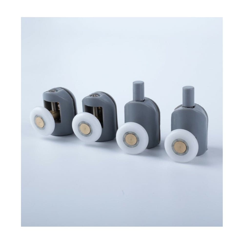 Ролики IDDIS 2 верхних, 2 нижних, одинарные, D=23 мм, серый, стекло 4 мм 966S23GR4DZ