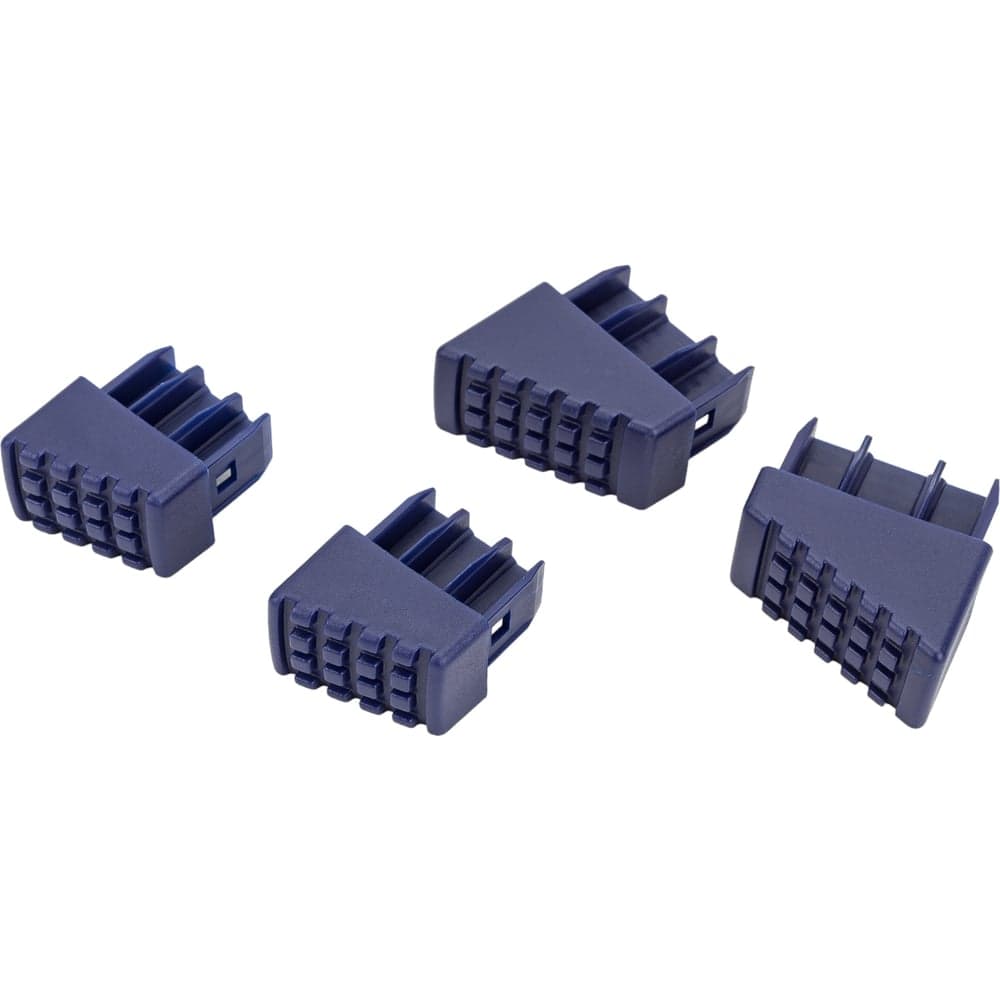 Комплект заглушек для стремянки 40x20, 30x20 мм, синий Алюмет Серия ZGS1