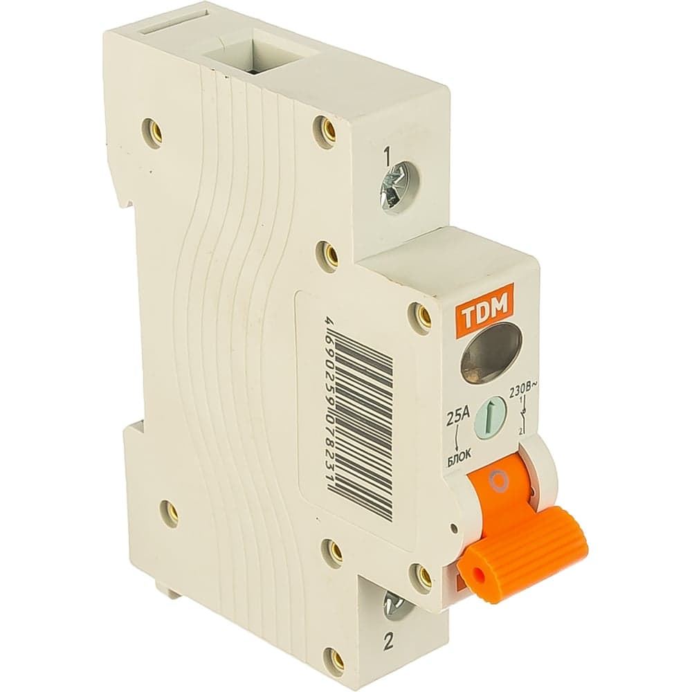 Выключатель нагрузки мини-рубильник TDM ELECTRIC ВН-32 1P 25A SQ0211-0003