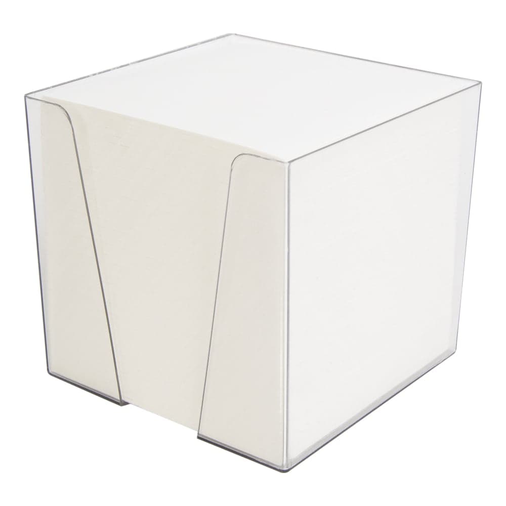 Кубарик РАНТИС прозрачный, тонированный, с белой бумагой, 9x9x9 см РПК03
