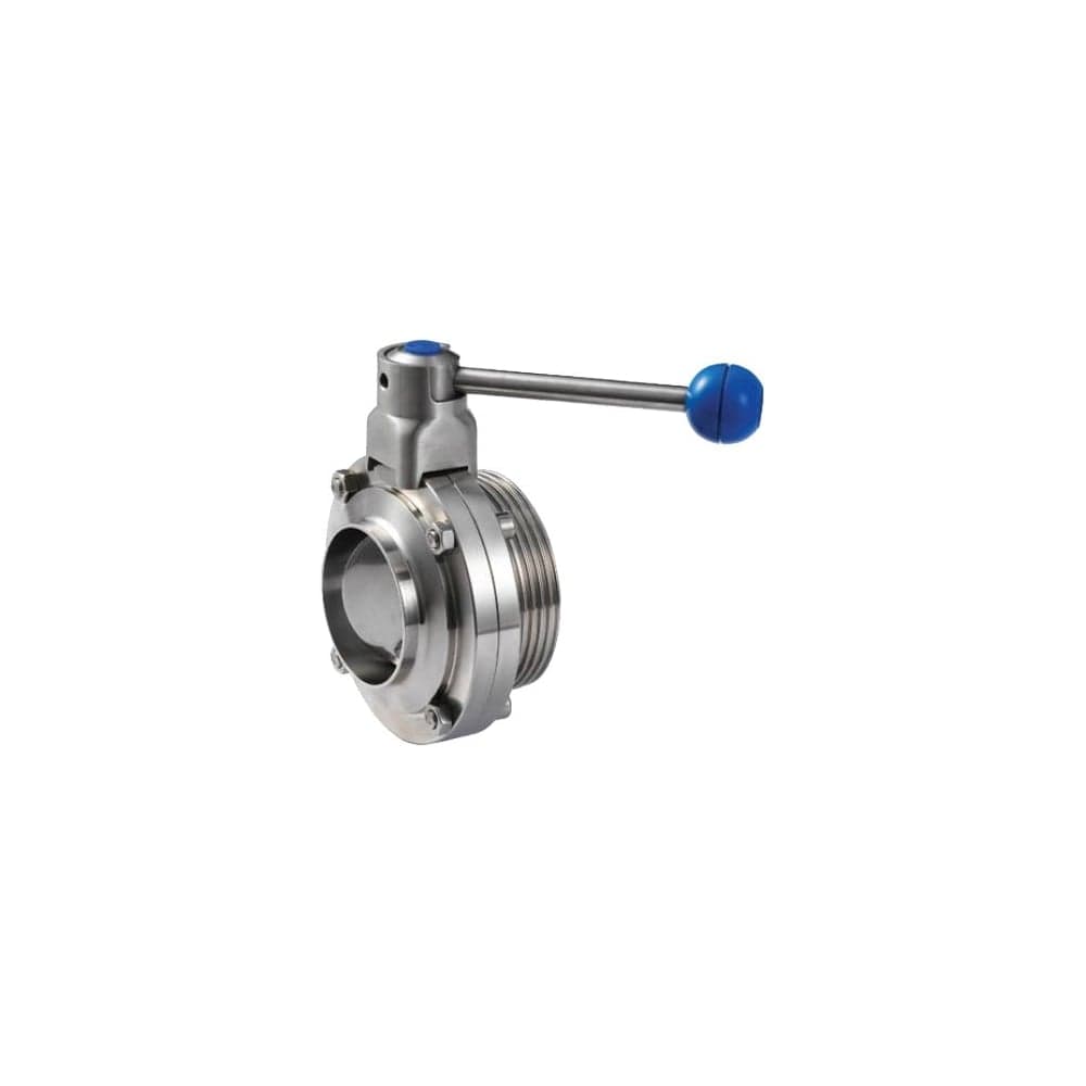 Дисковый затвор TITAN LOCK нержавеющий (AISI304) DN80, типа сварка-резьба, DIN TLSD080WTS