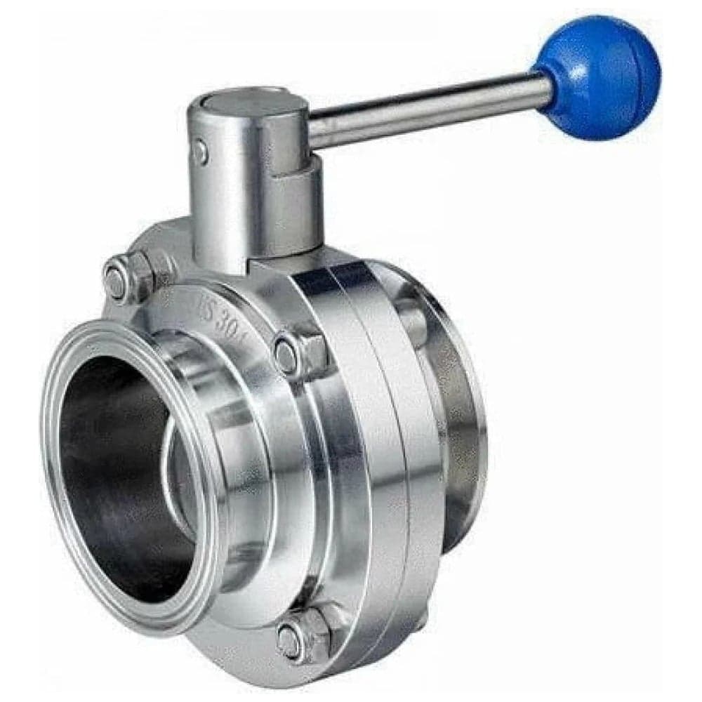 Дисковый затвор TITAN LOCK нержавеющий (AISI304) DN80, типа clamp-clamp TLSD080CLS