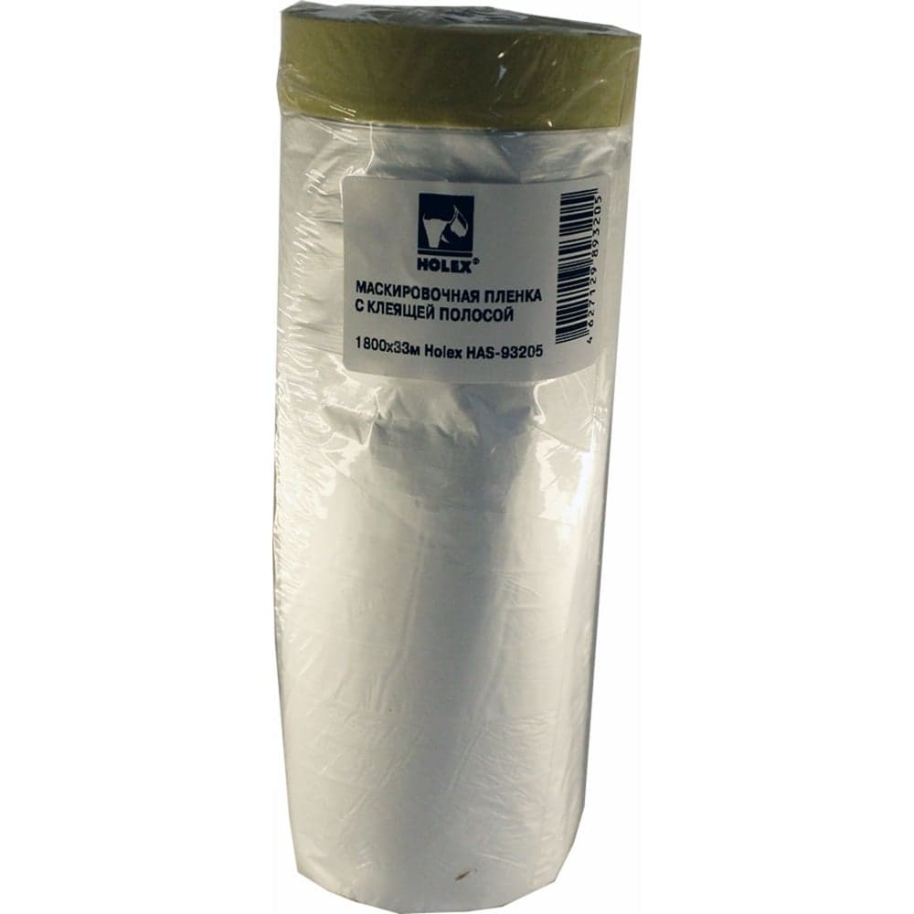 Маскировочная пленка со скотчем в рулоне Holex 1800 мм x 33 м HAS-93205