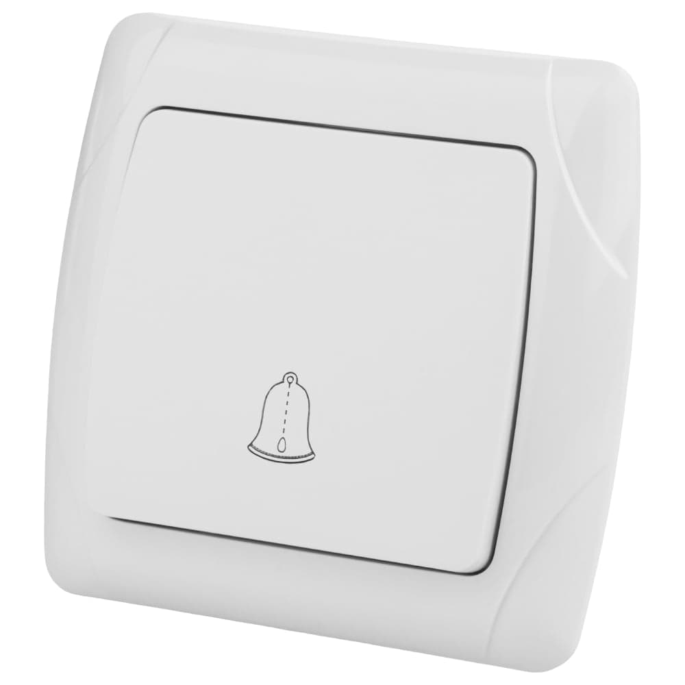 Звонковая кнопка TDM ELECTRIC белая Онега SQ1805-0007