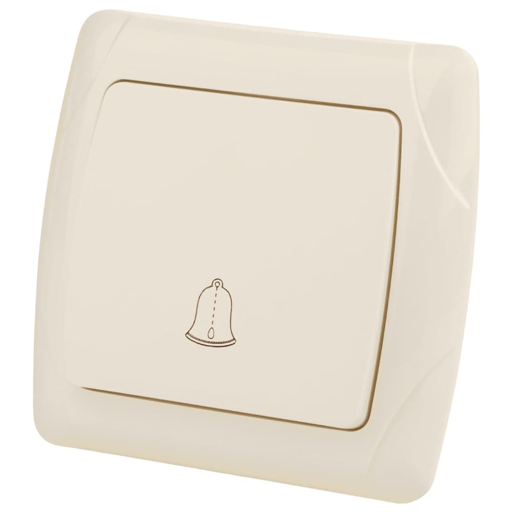 Кнопка для звонка 6А TDM ELECTRIC слоновая кость "Онега" SQ1805-0036