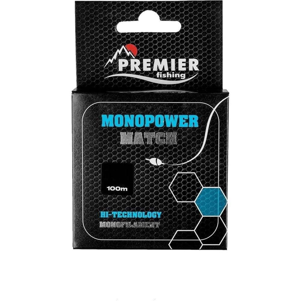 Леска Preмier fishing мonopower мatch 0.28мм/100м, blue nylon pr-мм-b-028-100 00000281039