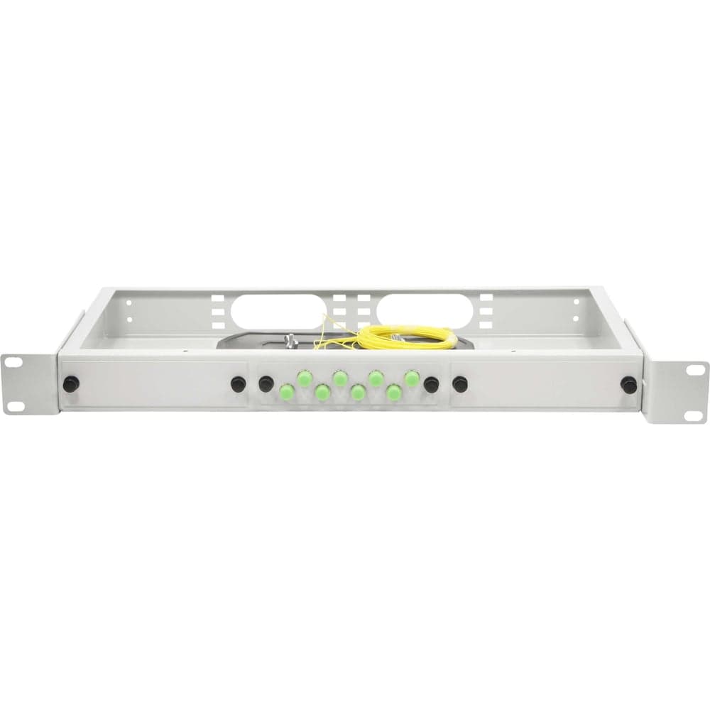 Оптический стоечный кросс Retic на 8 портов FC APC в сборе CROSSO-8FC-A