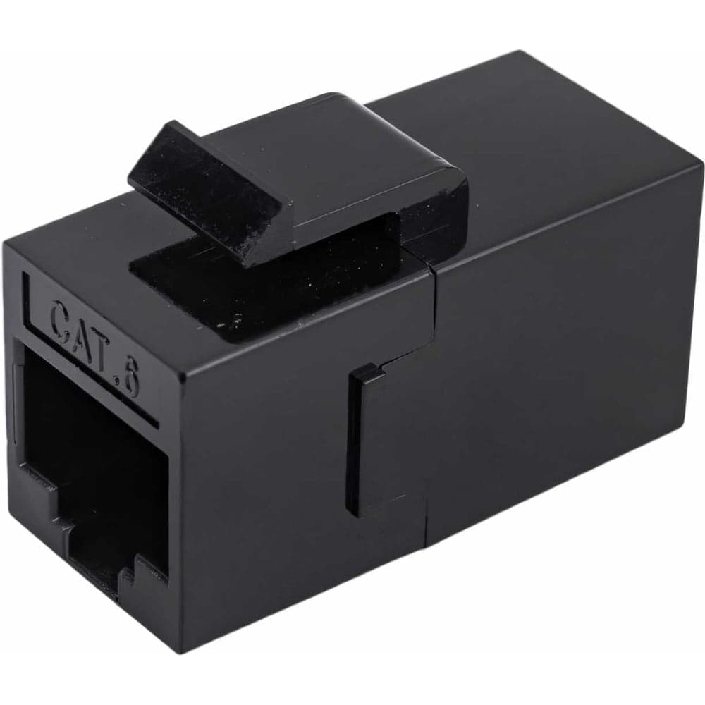 Проходной неэкранированный адаптер формата Keystone Cabeus RJ45-RJ45 (8p8c), категория 6, CA-KJ-8p8c-C6