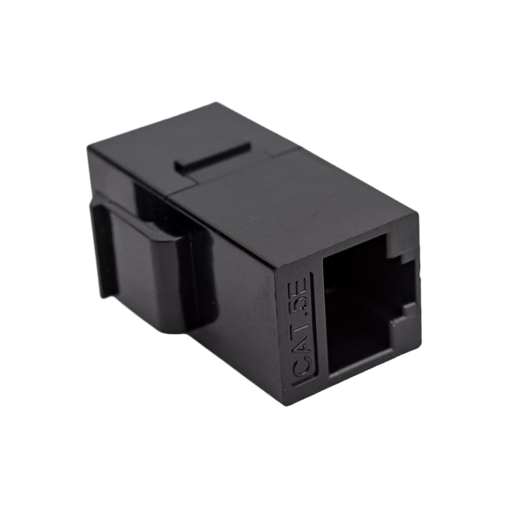 Проходной неэкранированный адаптер формата Keystone Cabeus RJ45-RJ45 (8p8c), категория 5е, CA-KJ-8p8c-C5e